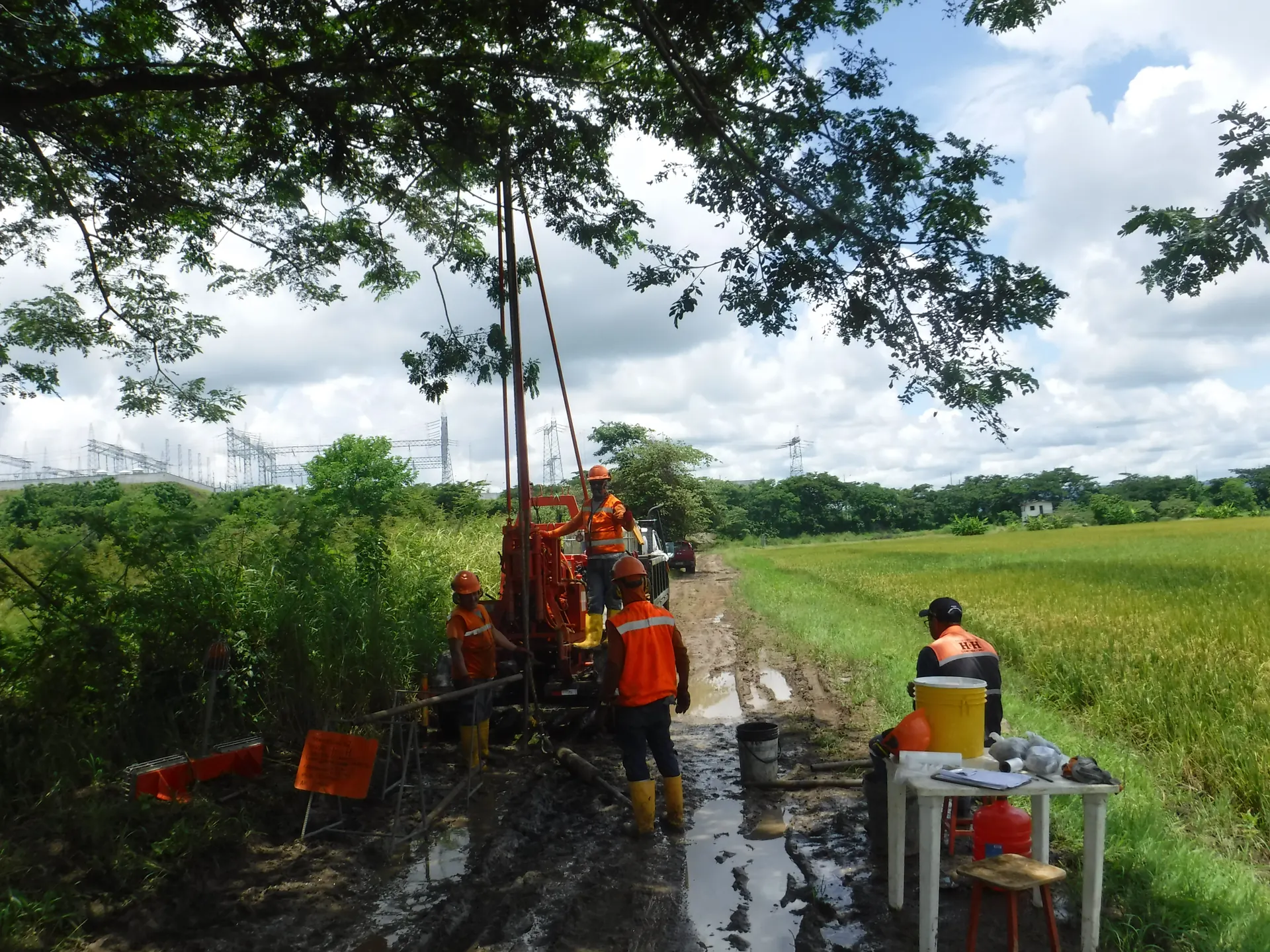 Servicios de geotecnia en campo